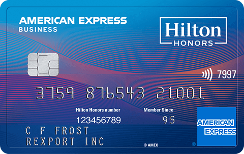 힐튼 아너스 아메리칸 익스프레스 비즈니스 카드