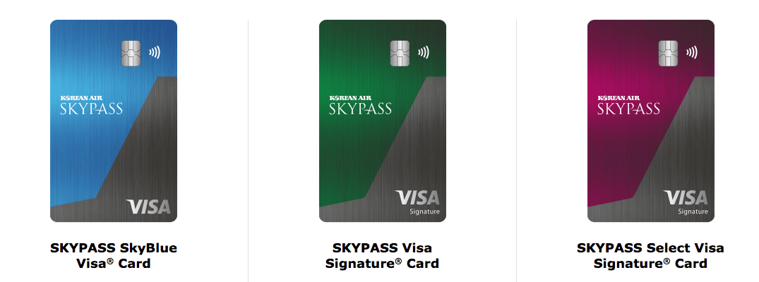 미국 스카이패스 제휴 신용카드